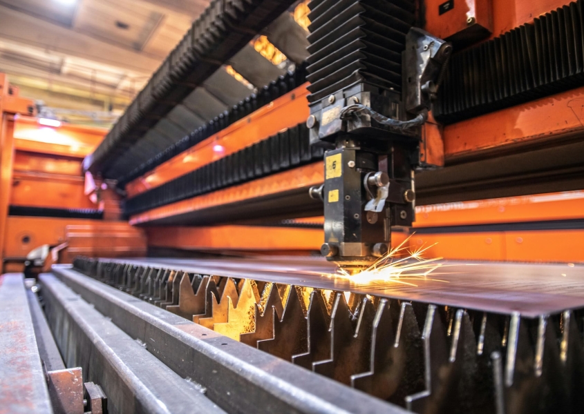 Manufacturing facility producing metal goods