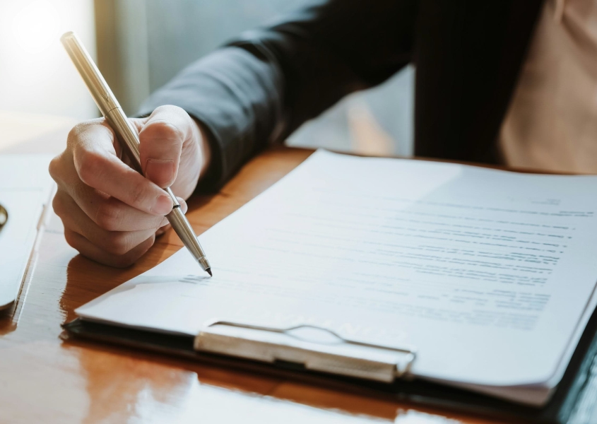 A person reviewing an incentive offer