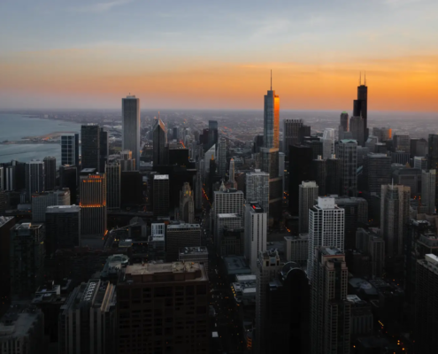 City skyline symbolizing 2026 economic development incentives growth