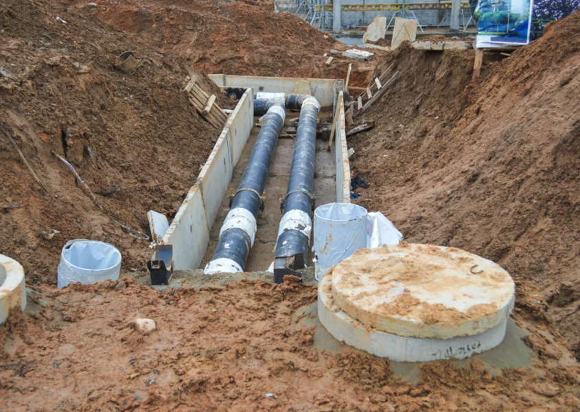 Infrastructure construction funded through public finance tools