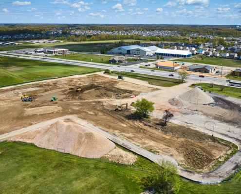 Urban redevelopment site representing effective NMTC strategy in 2026